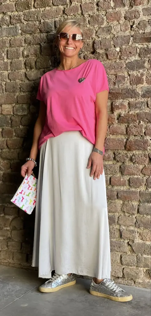 Jupe satin unie summer