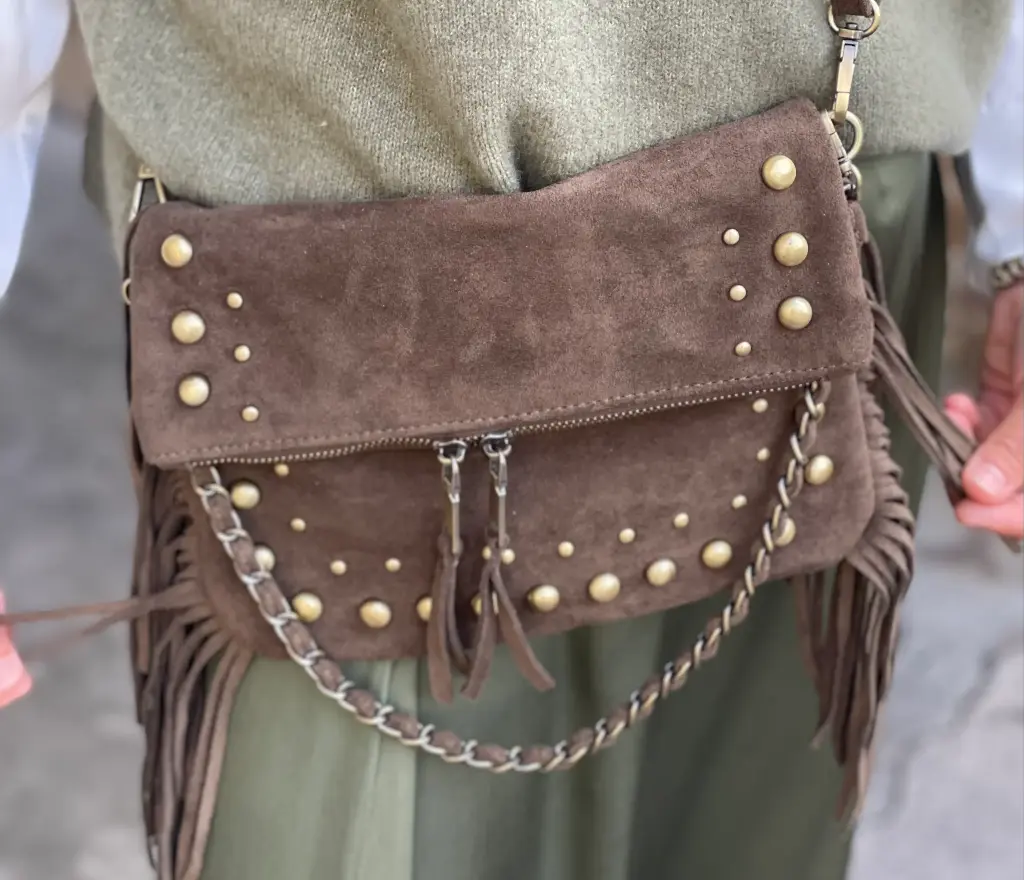 Sac Suédine bandoulière ZV