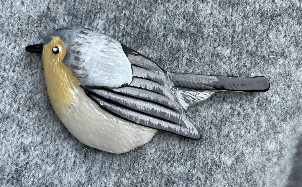 Broche aimant Oiseau