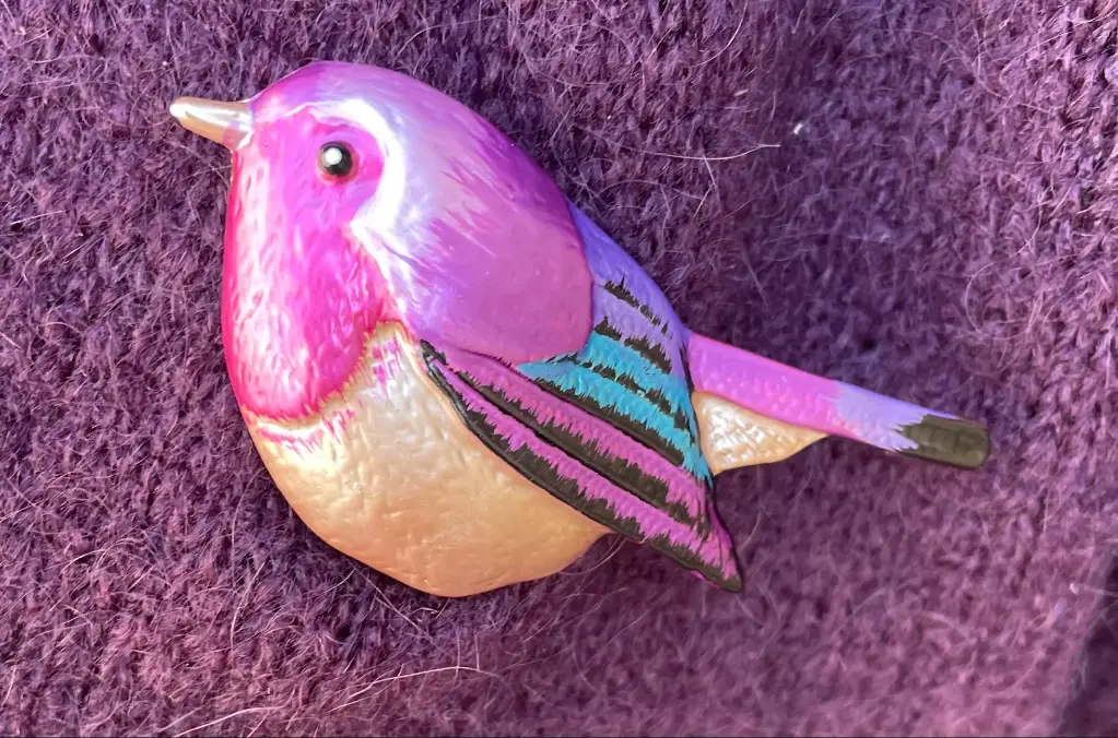 Broche aimant Oiseau