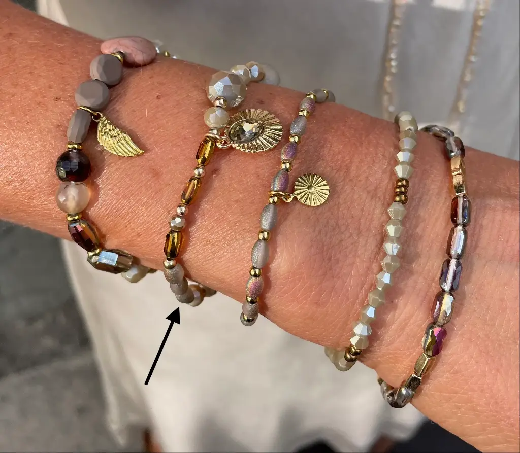 Bracelet perles pendantes cléopatre n°251