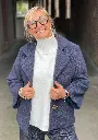 Caban court Feutrine 