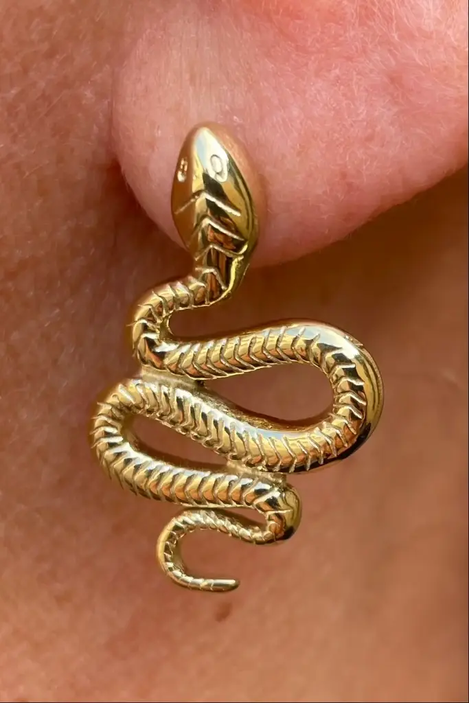 Boucles d'oreilles vipère n°199