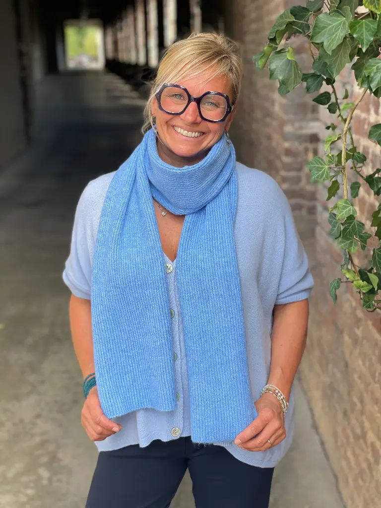 Echarpe étroite striée