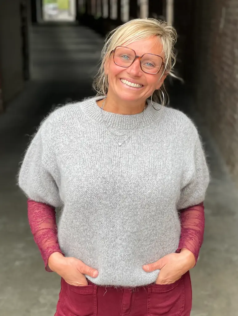 Pull manches courtes Mohair