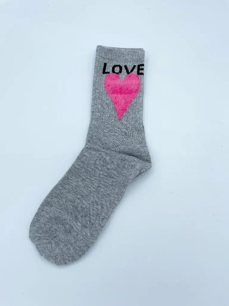 Chaussettes Coeur Bouclette LOVE