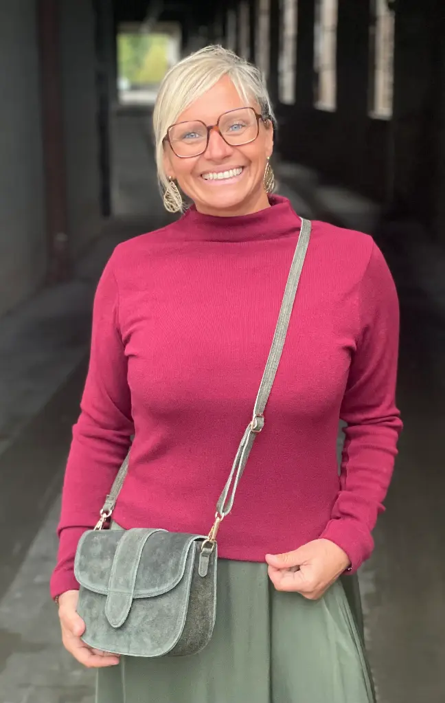 Pull fin col Cheminiée