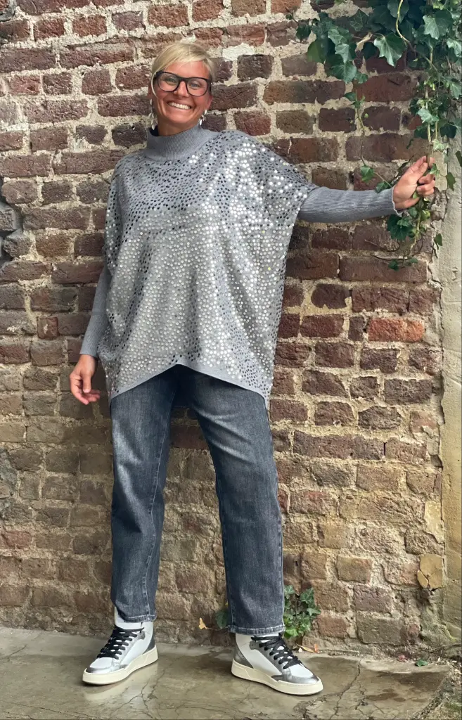 Jeans gris Carotte