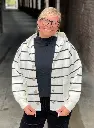 Gilet capuche Marin