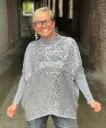 Pull col montant Sequins