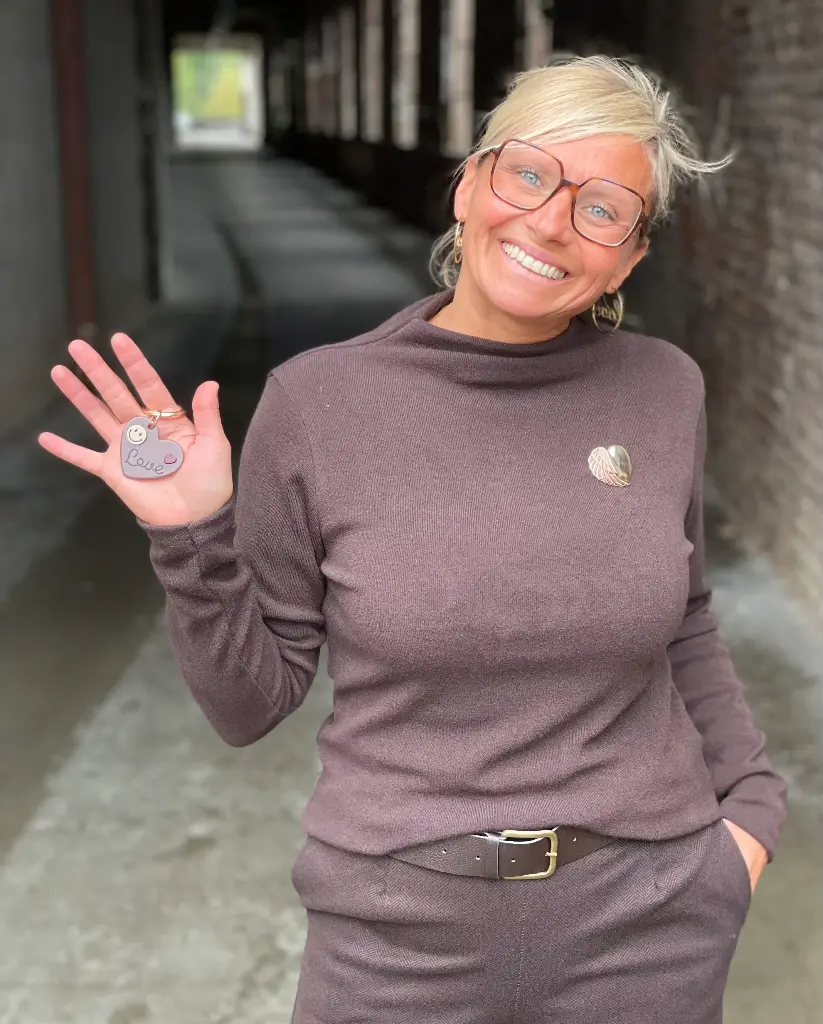 Porte clefs Love Smiley