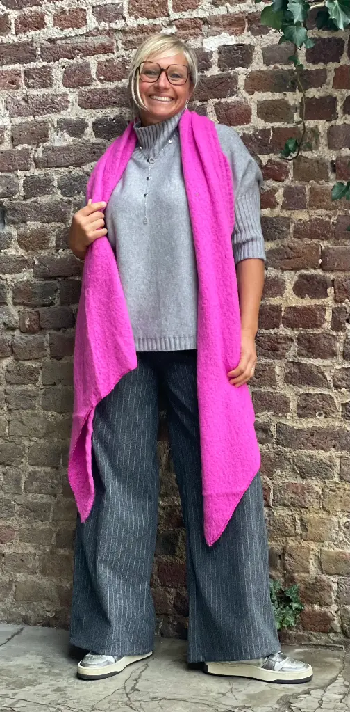 Pantalon Feutrine Lignes