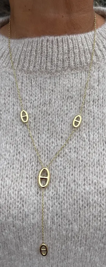 Chaîne longue pendant Boutons K1061