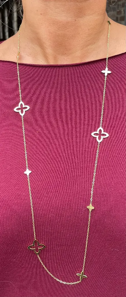 Chaîne longue Flowers K1065