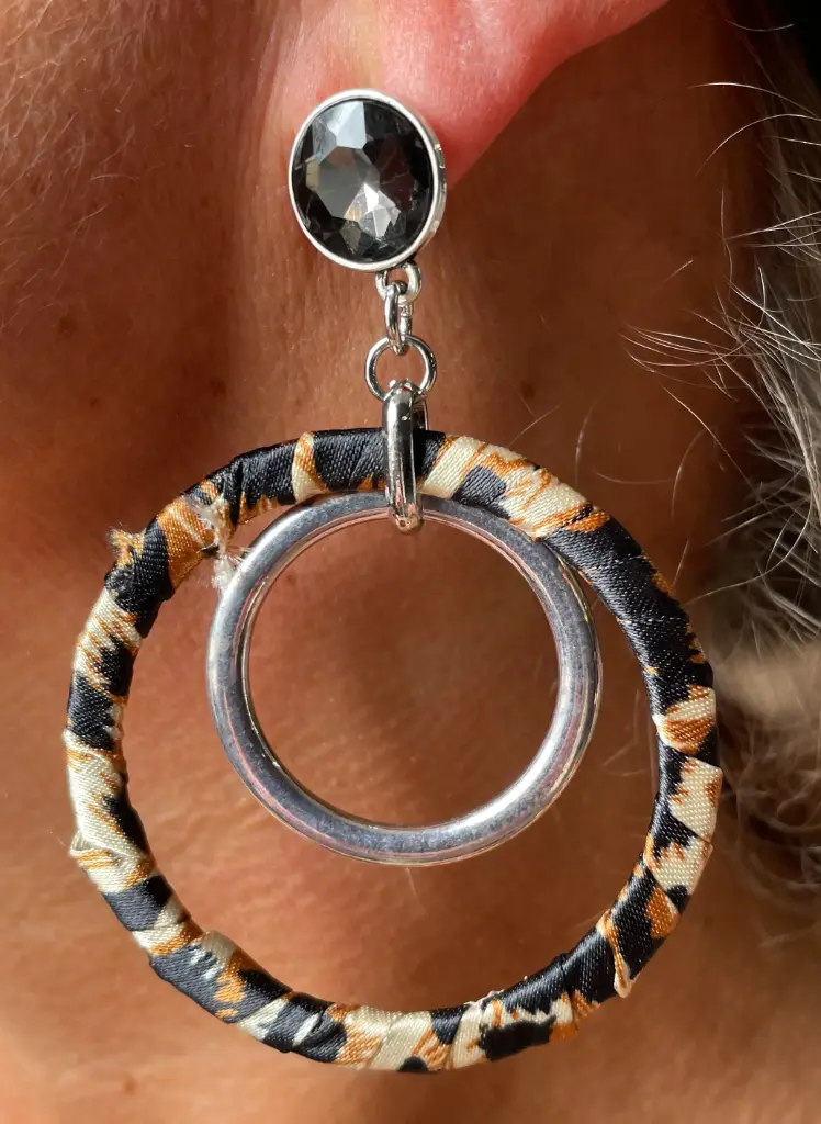 Boucles d'oreilles Ruban Léo n°207