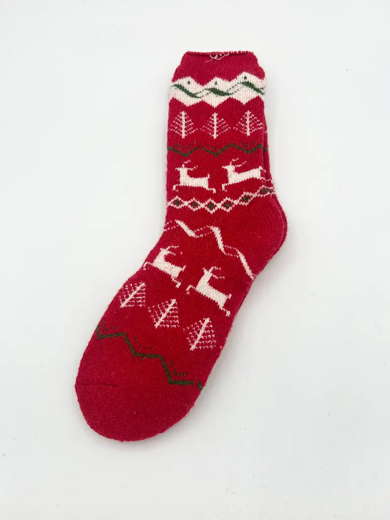 Chaussettes de Noel rouge