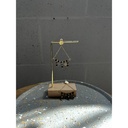 Boucles d'oreilles triangle breloques n°82