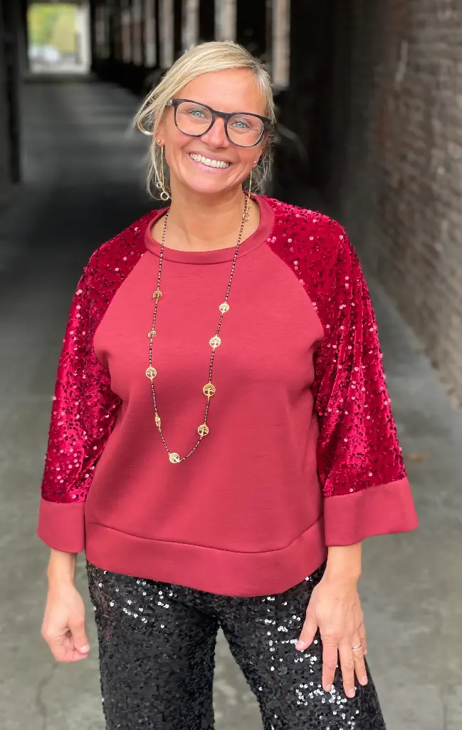 Pull manches Sequins S/M