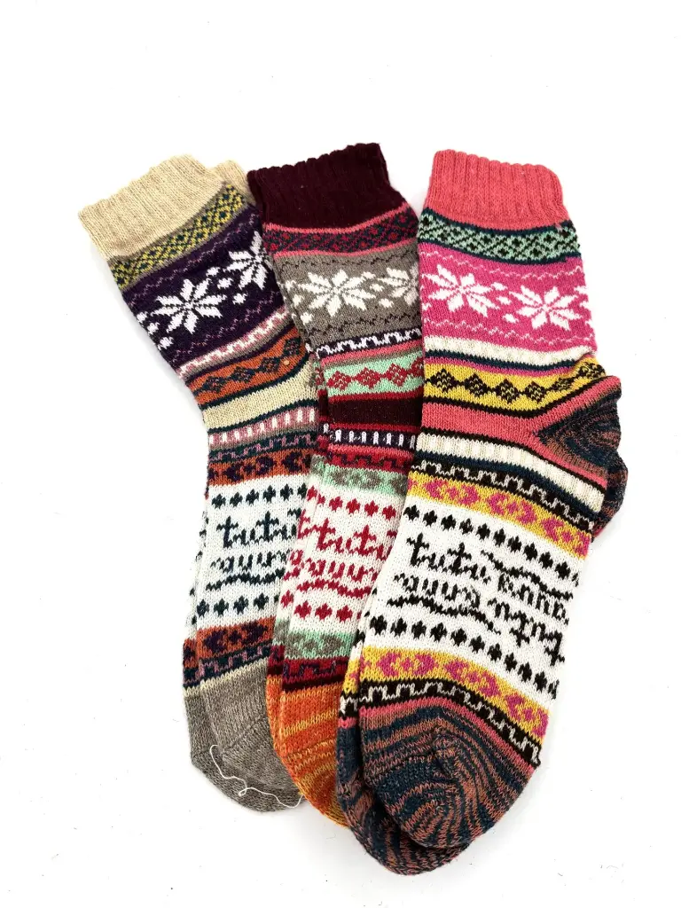 Trio Chaussettes Colors Flocons