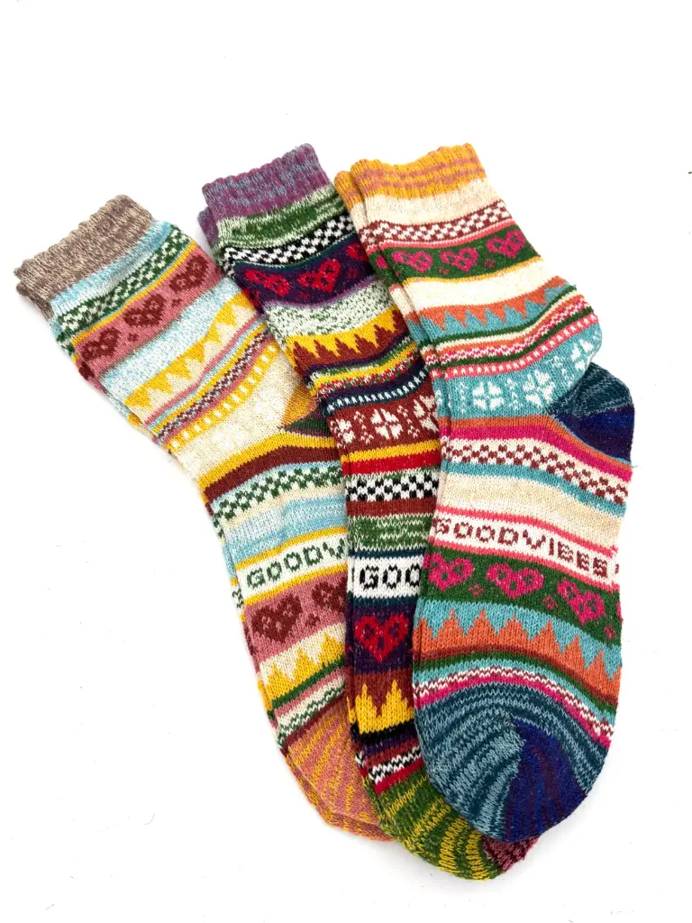 Trio Chaussettes Colors Flocons