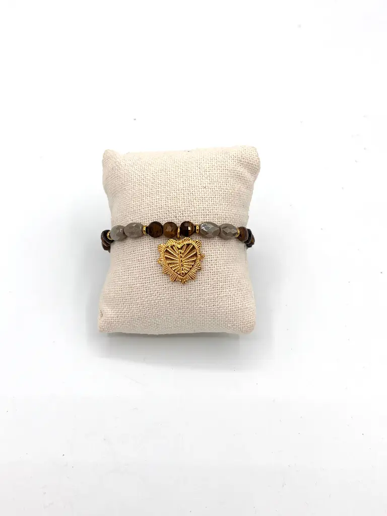 Bracelet coeur/papillon pendant n°192