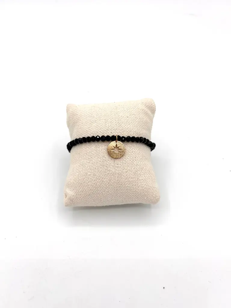 Bracelet quartz soleil n°281 (Noir) 