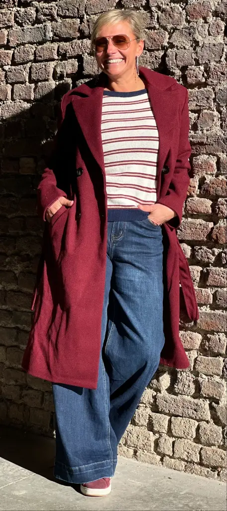 Manteau 3/4 ceinture