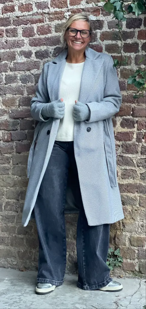 Manteau 3/4 ceinture