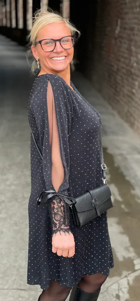 Robe Constellation fentes bras 