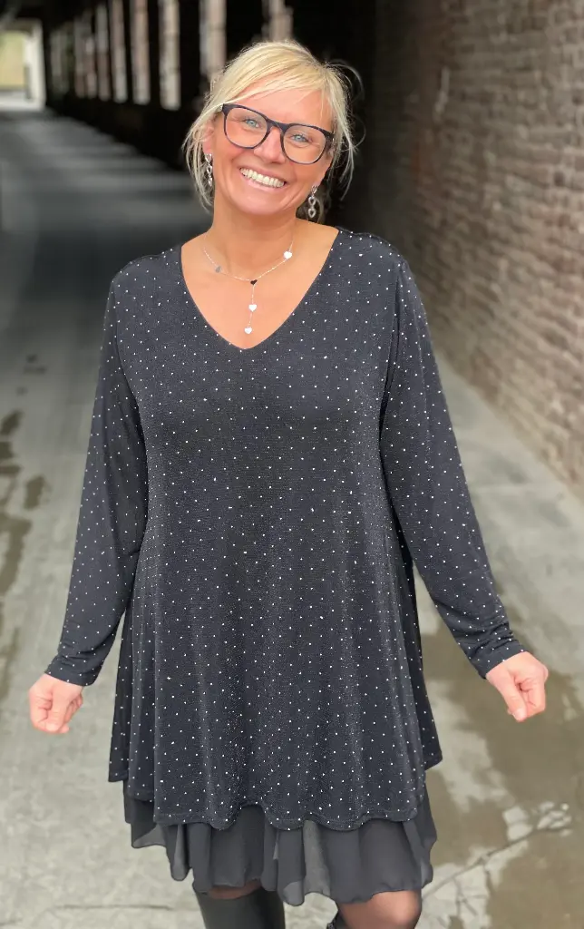 Robe Constellation dessous voile