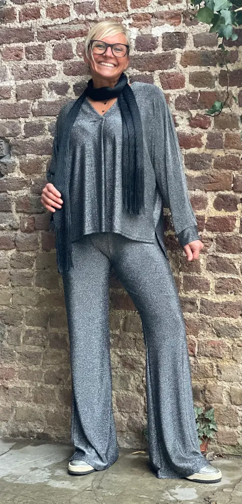 Pantalon pattes d'eph Brillant