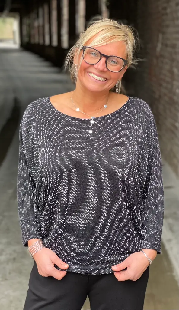 Blouse chauve-souris Paillettes