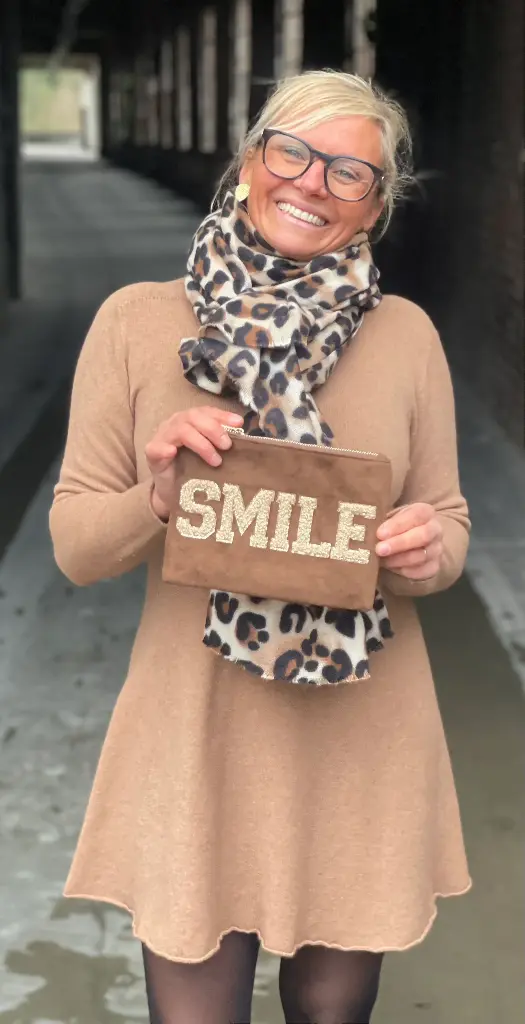 Trousse Suédine AMOUR ou SMILE