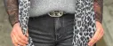 Ceinture leo boucle ovale