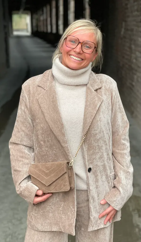 Veston velours lisse L/XL