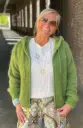 Gilet Mohair Capuche manches longues