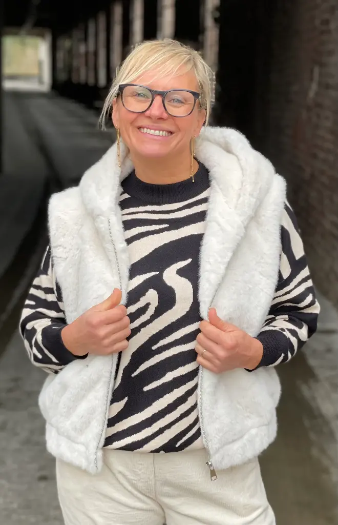 Bodywarmer capuche Poilu