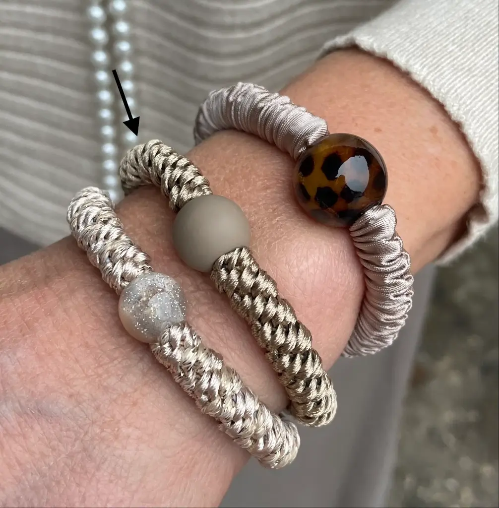 Elastique cheveux/bracelet Boule XL Uni