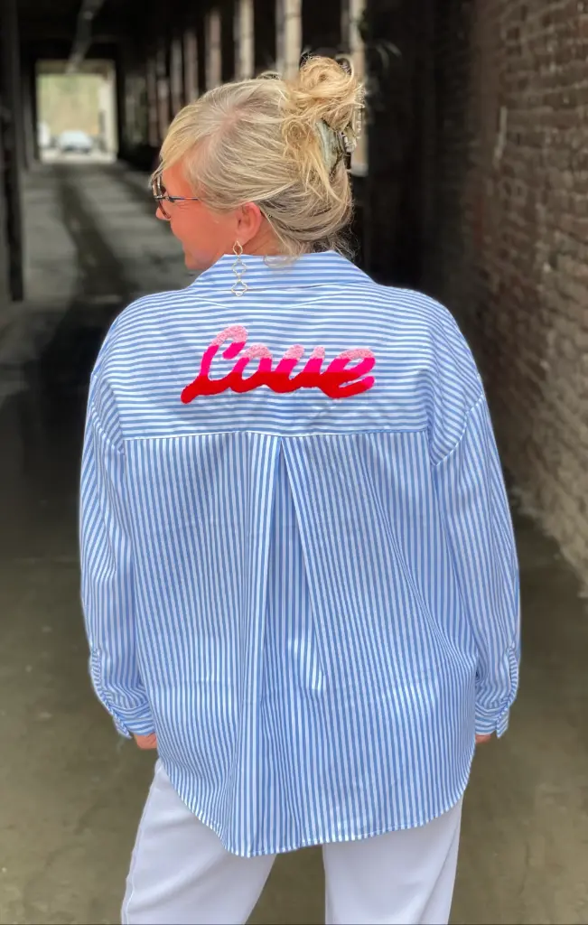 Chemisier ligné Love dos Colors