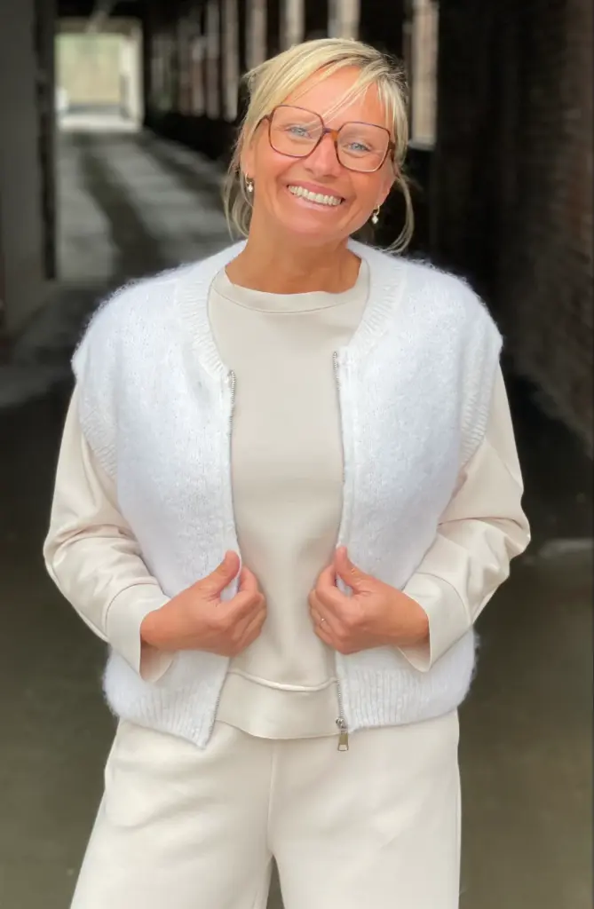 Gilet sans manches Zippé