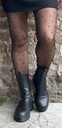 Bas collants minis pois grande taille