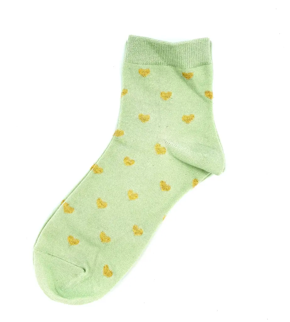Chaussettes minis coeurs dorés