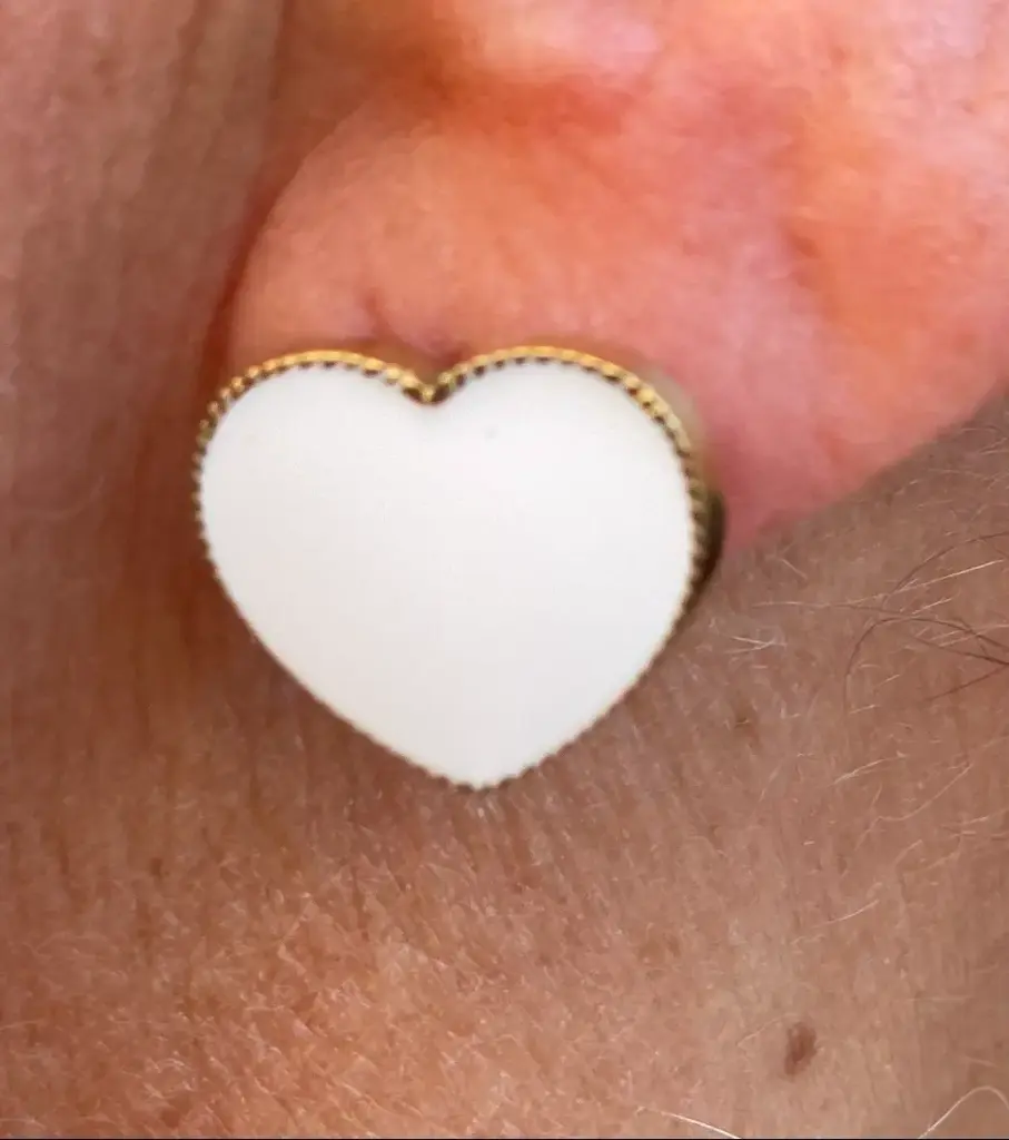 Boucles d'oreilles coeur simple n°228