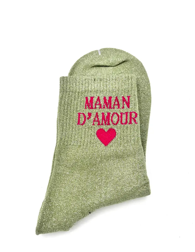 Chaussettes Paillettes MAMAN D'AMOUR