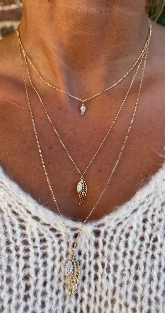 Collier triple rangs ailes PJ2502