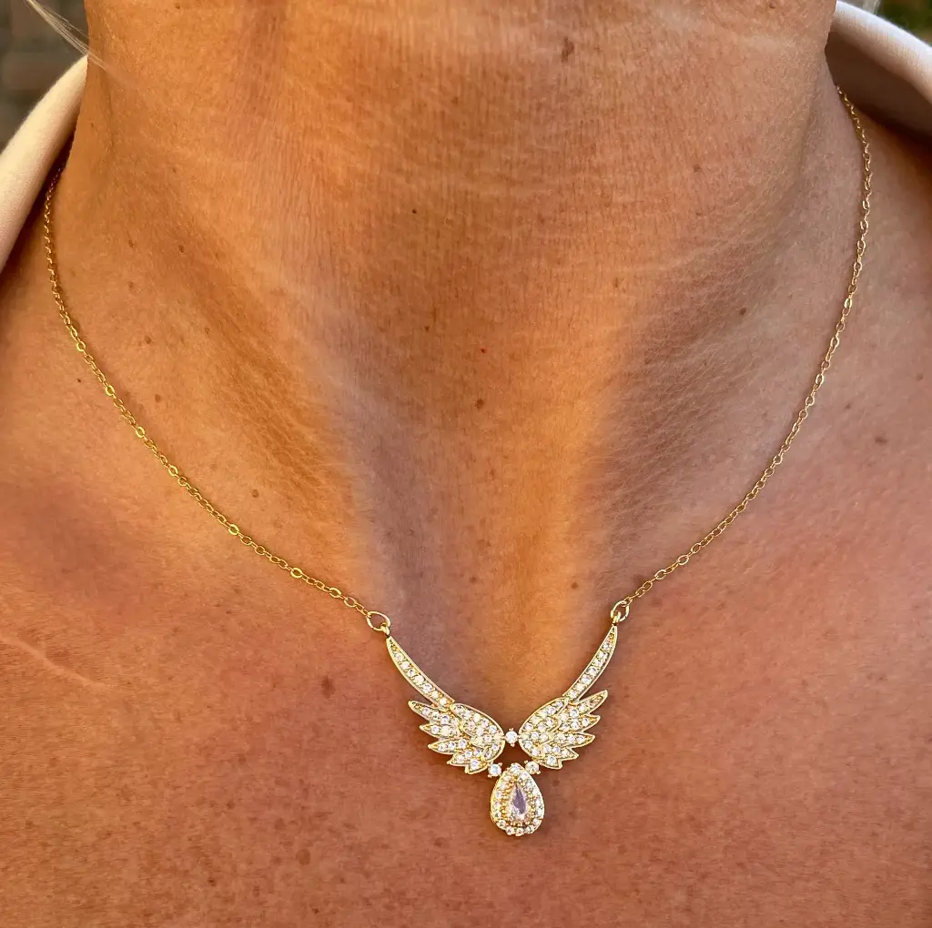 Collier chaîne ailes Diams PJ2502