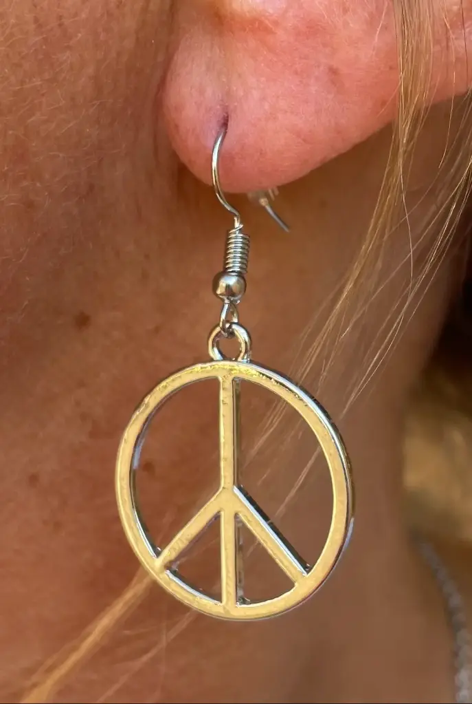 Boucles d'oreilles peace & love n°233