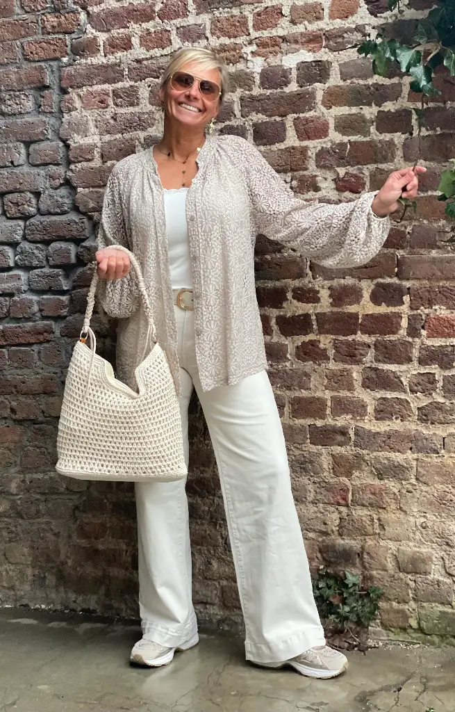 Pantalon 4 poches appliquées