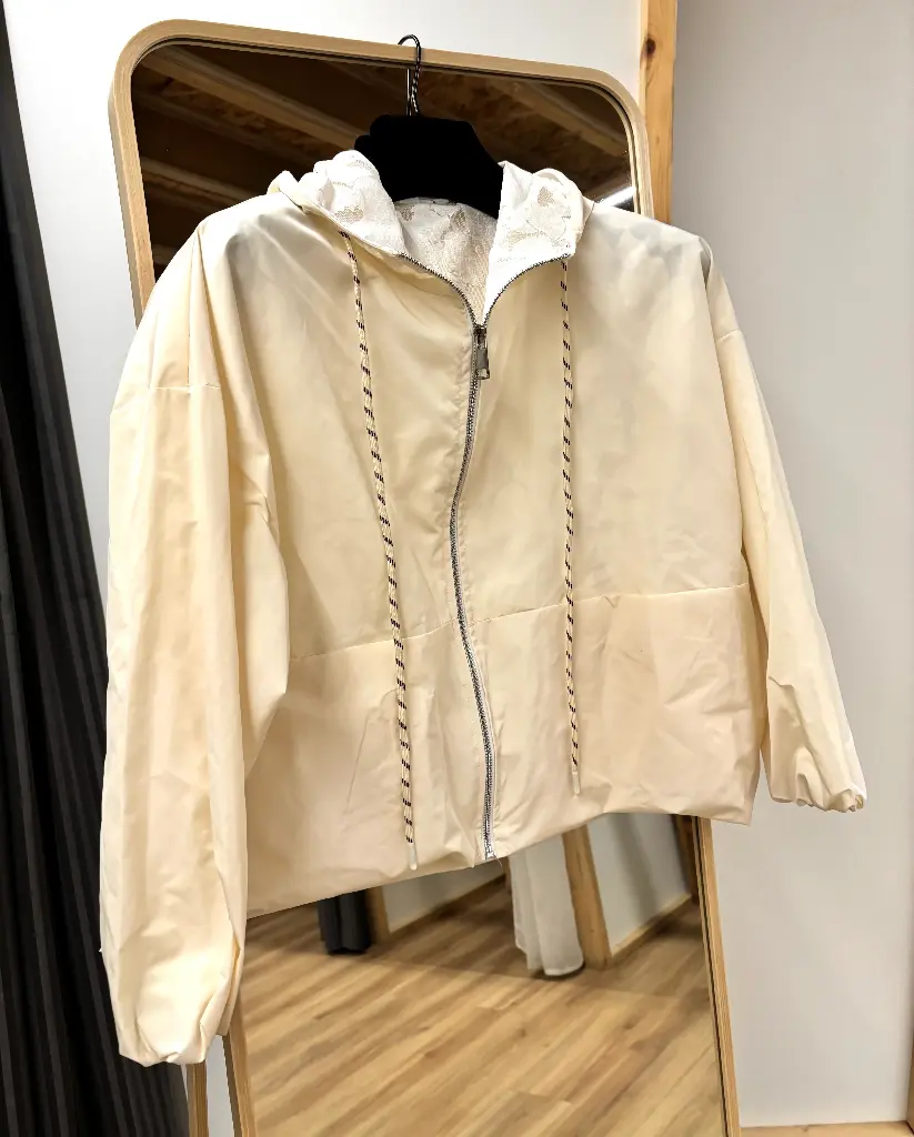 Parka doublure dentelle