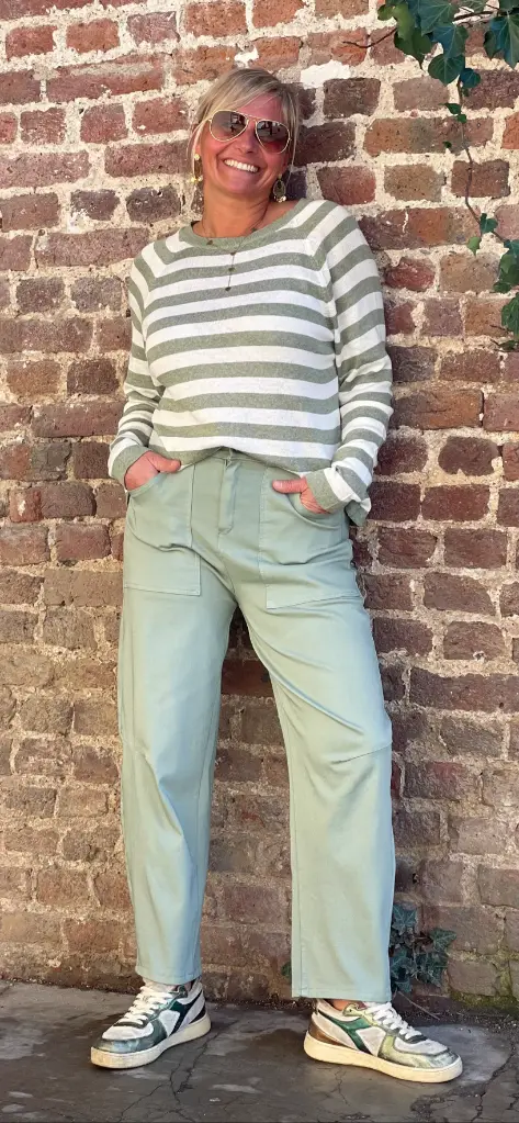 Pantalon poches carrées